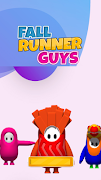 Fall Runner Guys Poster