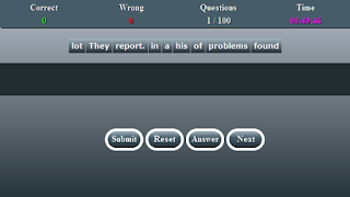 English Grammar test for class 12 syot layar 6