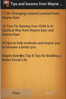 Wayne Dyer: tips and quotes اسکرین شاٹ 3