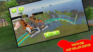 Rollercoaster Fun Ride Theme Park Simulator ภาพหน้าจอ 1