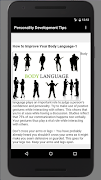 Personality Development Tips & Tricks capture d'écran 2