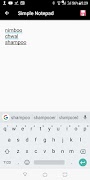 Simple Notepad ảnh chụp màn hình 2