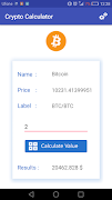 برنامه‌نما Sharp Crypto Calculator عکس از صفحه