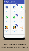 برنامه‌نما Multiple Account عکس از صفحه
