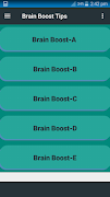 Brain Boost Tips capture d'écran 1