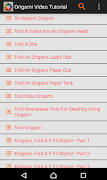 Origami Video Tutorial screenshot 1
