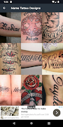 Name Tattoo Designs screenshot 1