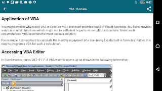 برنامه‌نما VBA Tutorial عکس از صفحه