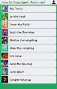 How to Draw Sonic Advanced 스크린샷 2