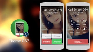 Call Screen Theme OS7 海報