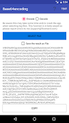 Base64 Encoder/Decoder स्क्रीनशॉट 3