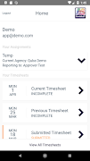 Annistaff E-Timesheets Screenshot 3