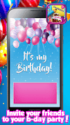 Birthday Invitation Card Maker for Celebrations syot layar 1