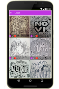 Doodle Art Name poster