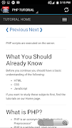 PHP Tutorial Offline App 截图 1