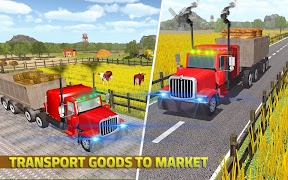 Nyata Tractor Pertanian Sim screenshot 5