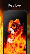 Fiery love poster