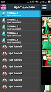 Hijab Tutorial 2017 captura de pantalla 1