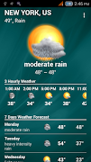 برنامه‌نما Weather Forecast عکس از صفحه