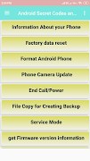 1 Schermata Android Secret Codes and Hacks
