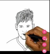 learn to draw shoccer player syot layar 5