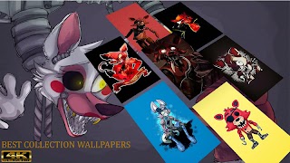 برنامه‌نما Foxy and  Mangle Fnaf 4K Wallpapers 2019 عکس از صفحه