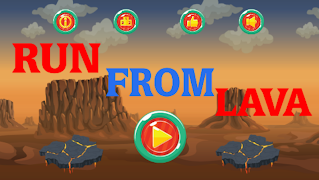 Run From Lava پوسٹر