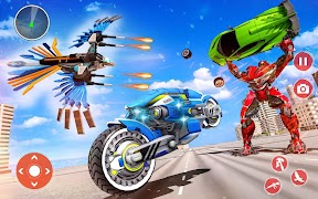 6 Schermata Police Eagle Robot Transformation:Free Robot Games
