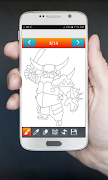 How to Draw and Colour Clash Of Clans স্ক্রিনশট 4