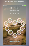 lock screen bubble heart Ekran Görüntüsü 6