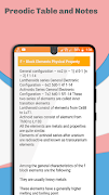 Periodic Table and Notes اسکرین شاٹ 4