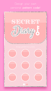 Diario secreto con brillo - mi diario personal captura de pantalla 1