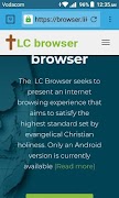 LC Browser -Christian oriented poster