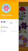 Flowers Stickers screenshot 1