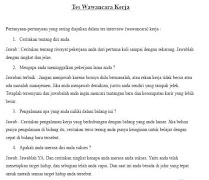 Kunci Jawaban Interview Wawancara Kerja 스크린샷 4