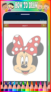 How to Draw Mickey Mouse Easy Step ภาพหน้าจอ 3