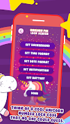 Unicorn Pin Lock Screen syot layar 3
