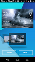 Tornado Clock weather widget screenshot 1