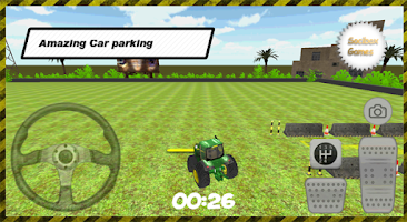 3D Tractor Car Parking screenshot 2