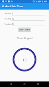4 Schermata Workout Sets Timer - The Simplest Workout Timer