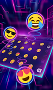 Neon Light Line Keyboard Theme スクリーンショット 3