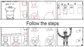 برنامهنما Drawing Robot Step by Step عکس از صفحه