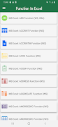 Learn Functions in Excel App Offline 스크린샷 2