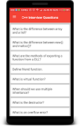 C++ Interview Question تصوير الشاشة 1