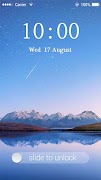 Applock Theme Snow Mountain Screenshot 2