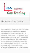 Gap Trading Tutorials স্ক্রিনশট 1