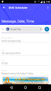 SMS Scheduler - Text Later اسکرین شاٹ 2