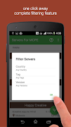 برنامه‌نما Servers For Minecraft PE عکس از صفحه