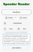 Speeder Reader screenshot 1