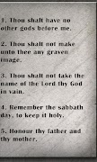 Ten Commandments Wallpapers پوسٹر